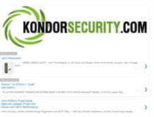 Tablet Screenshot of kondorsecurity.blogspot.com