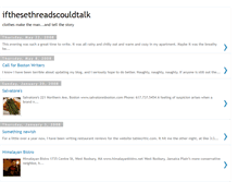 Tablet Screenshot of ifthesethreadscouldtalk.blogspot.com