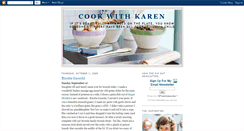 Desktop Screenshot of cookwithkaren.blogspot.com