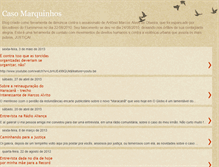 Tablet Screenshot of casomarquinhos.blogspot.com