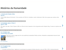 Tablet Screenshot of misteriosdahumanidadeatual.blogspot.com