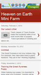 Mobile Screenshot of heavenonearthminifarm.blogspot.com