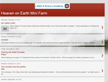 Tablet Screenshot of heavenonearthminifarm.blogspot.com