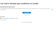 Tablet Screenshot of losnuevetiempos.blogspot.com