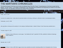 Tablet Screenshot of mymartianchronicles.blogspot.com