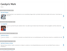 Tablet Screenshot of carolynosborne.blogspot.com