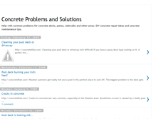 Tablet Screenshot of concreteproblemssolutions.blogspot.com