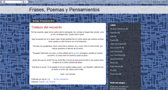 Desktop Screenshot of frasespoemasypensamientos.blogspot.com