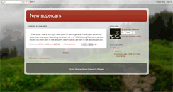 Desktop Screenshot of newsupercars1.blogspot.com