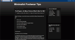 Desktop Screenshot of fivefingers-tips.blogspot.com