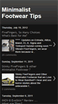 Mobile Screenshot of fivefingers-tips.blogspot.com