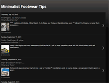 Tablet Screenshot of fivefingers-tips.blogspot.com