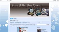 Desktop Screenshot of mamapickle.blogspot.com