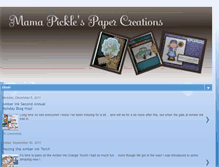 Tablet Screenshot of mamapickle.blogspot.com