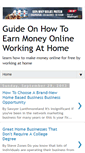 Mobile Screenshot of onlineearnmoneyathomeinformation.blogspot.com