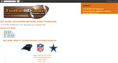 Desktop Screenshot of footballhdgames.blogspot.com