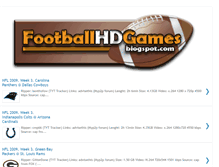 Tablet Screenshot of footballhdgames.blogspot.com