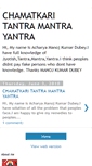 Mobile Screenshot of chamatkaritantramantrayantra.blogspot.com