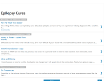 Tablet Screenshot of epilepsycures.blogspot.com