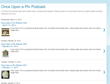 Tablet Screenshot of onceuponapinpodcast.blogspot.com