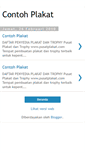 Mobile Screenshot of contohplakat.blogspot.com