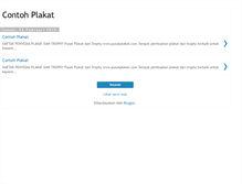 Tablet Screenshot of contohplakat.blogspot.com