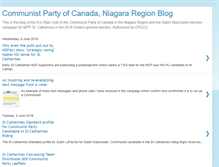 Tablet Screenshot of niagaracommunists.blogspot.com