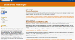 Desktop Screenshot of enmannsmeninger.blogspot.com