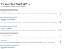 Tablet Screenshot of cop15-analysis.blogspot.com