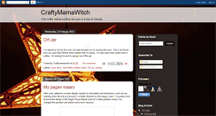 Desktop Screenshot of craftymamawitch.blogspot.com