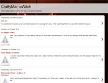 Tablet Screenshot of craftymamawitch.blogspot.com