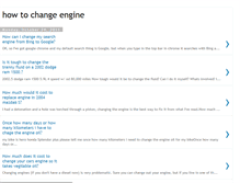 Tablet Screenshot of howtochangeengine.blogspot.com