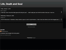 Tablet Screenshot of lifedeathsoul.blogspot.com