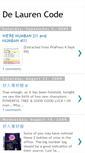 Mobile Screenshot of delaurencode.blogspot.com