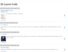 Tablet Screenshot of delaurencode.blogspot.com