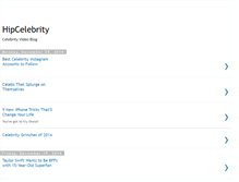 Tablet Screenshot of hipcelebrity.blogspot.com