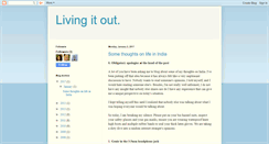 Desktop Screenshot of livingoutmydreams.blogspot.com