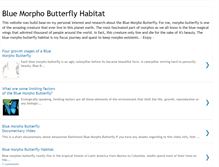 Tablet Screenshot of blue-morpho-butterfly-habitat.blogspot.com