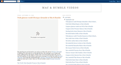 Desktop Screenshot of macandbumblevideos.blogspot.com