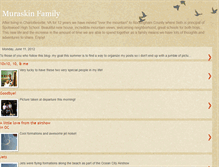 Tablet Screenshot of muraskinfamily.blogspot.com