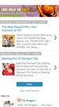 Mobile Screenshot of getting-rid-of-stomach-fat.blogspot.com