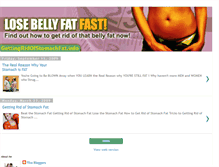 Tablet Screenshot of getting-rid-of-stomach-fat.blogspot.com