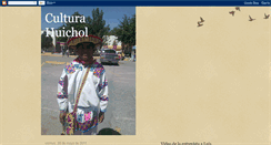 Desktop Screenshot of culturahuichol.blogspot.com