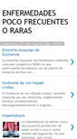 Mobile Screenshot of enfermedadespocofrecuentesoraras.blogspot.com