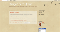 Desktop Screenshot of belajarbacaquran.blogspot.com