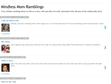 Tablet Screenshot of mindlessmomramblings.blogspot.com