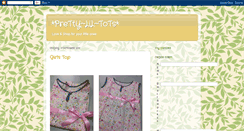 Desktop Screenshot of prettyliltots.blogspot.com