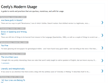 Tablet Screenshot of modernenglishusage.blogspot.com