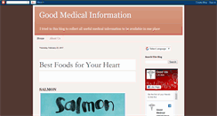 Desktop Screenshot of goodmedicalinfo.blogspot.com