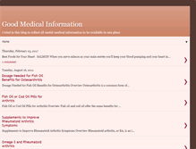 Tablet Screenshot of goodmedicalinfo.blogspot.com